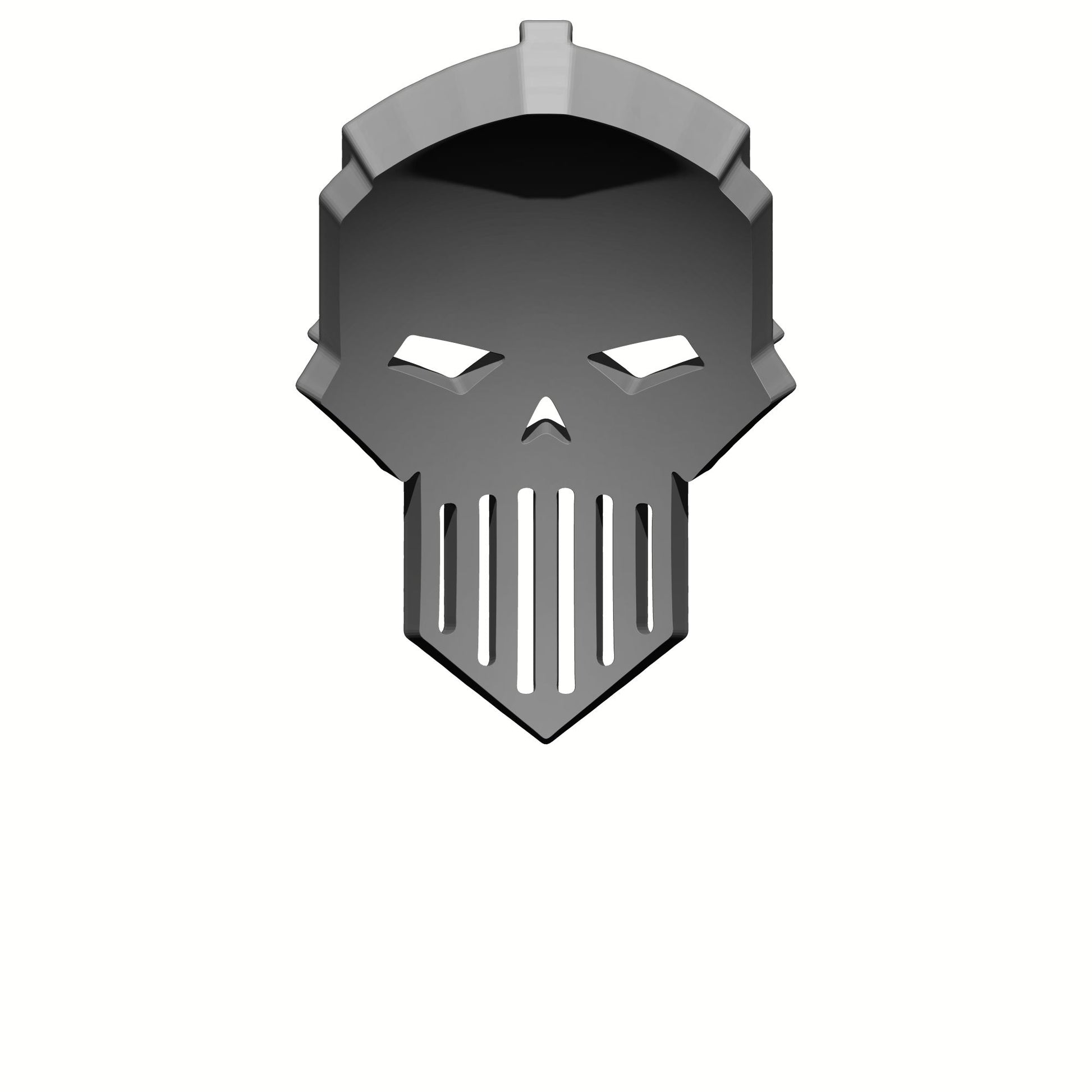 Back of the Iron Warriors Chapter Pauldron Insignia this 3D Shoulder Pad Decal is designed to fit McFarlane Toys 1/12 Scale Space Marine