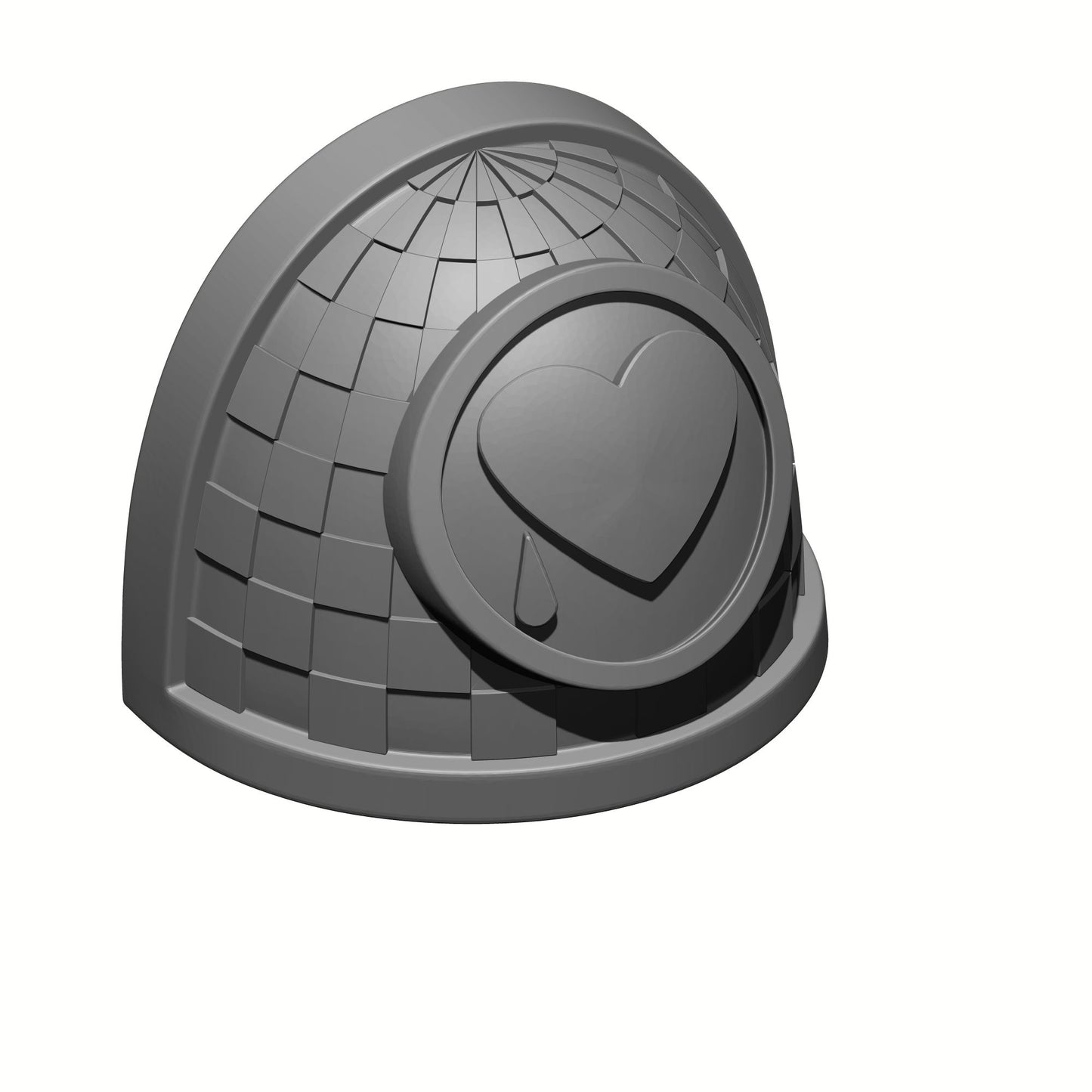Custom Lamenters Chapter VII Shoulder Pad Compatible with McFarlane Toys Space Marine Action Figures