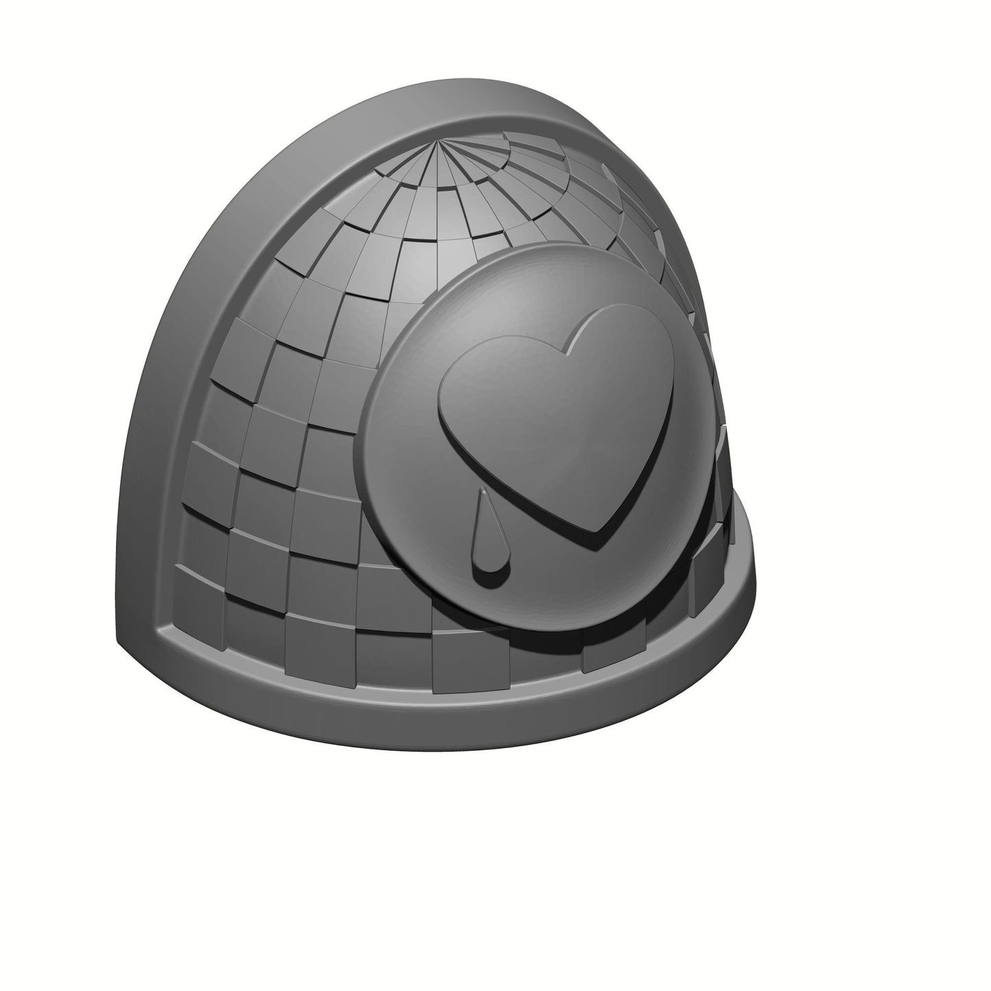 Custom Lamenters Chapter Mark VII Shoulder Pad with a Flat Decal Compatible with McFarlane Toys Space Marine Action Figures