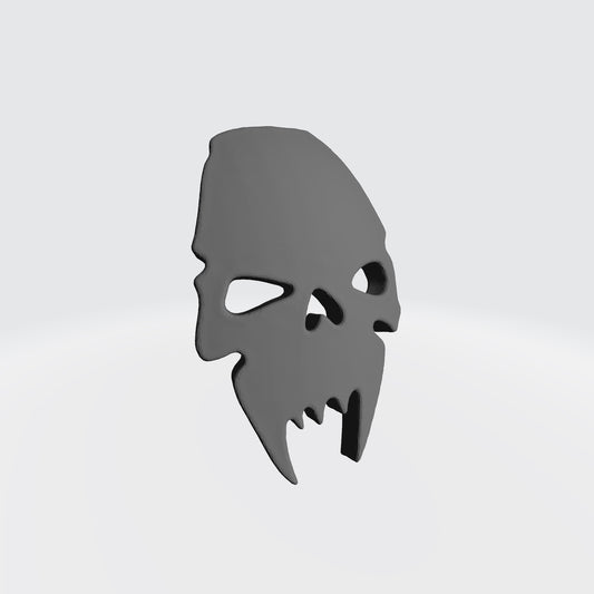 Wolf Legion Long Fangs Shoulder Pad Iconography - Pauldron Decal compatible with McFarlane Toys Space Marines