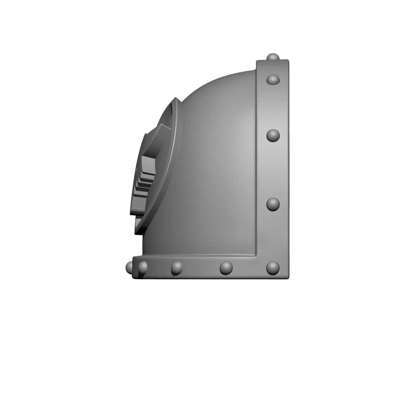 Space Marine Luna Wolves Legion MKVII Shoulder Pad with Studs for Grimdark Battle Brothers Action Figures and Miniatures