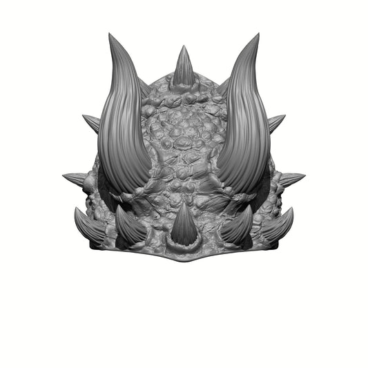 Salamanders Legion Monster Hunter Elite Shoulder Pad with Scales and Horns for McFarlane Toys Action Figures
