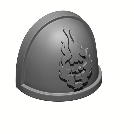 Word Bearers MKIV Shoulder Pad V1 for McFarlane Toys Battle Brother Action Figures