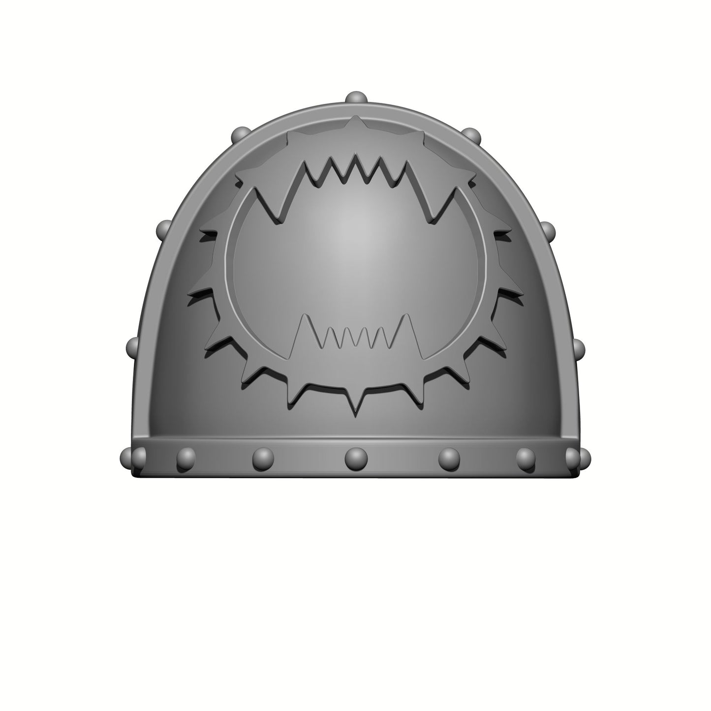 World Eaters Chapter MKVII Shoulder Pad - Teeth: Compatible with McFarlane Space Marine Action Figures
