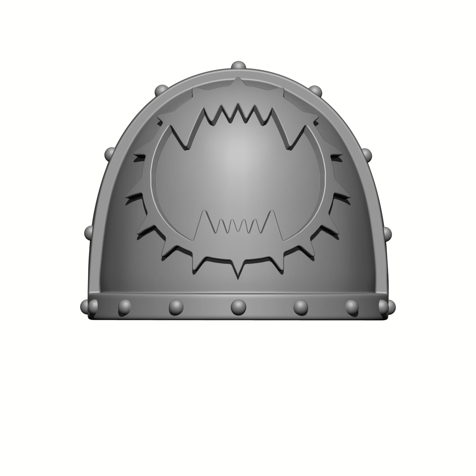World Eaters Chapter MKVII Shoulder Pad - Teeth: Compatible with McFarlane Space Marine Action Figures