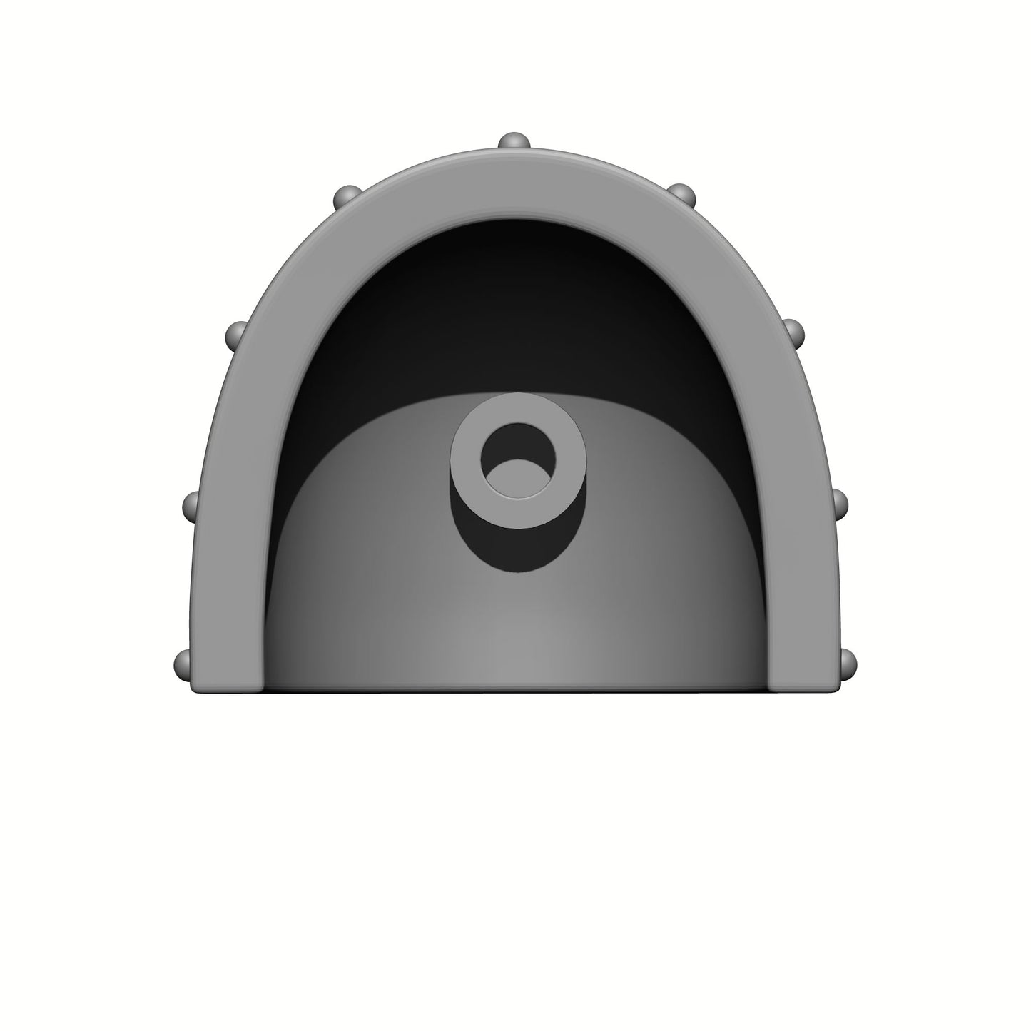 Back of the World Eaters Chapter MKVII Shoulder Pad - Teeth: Compatible with McFarlane Space Marine Action Figures