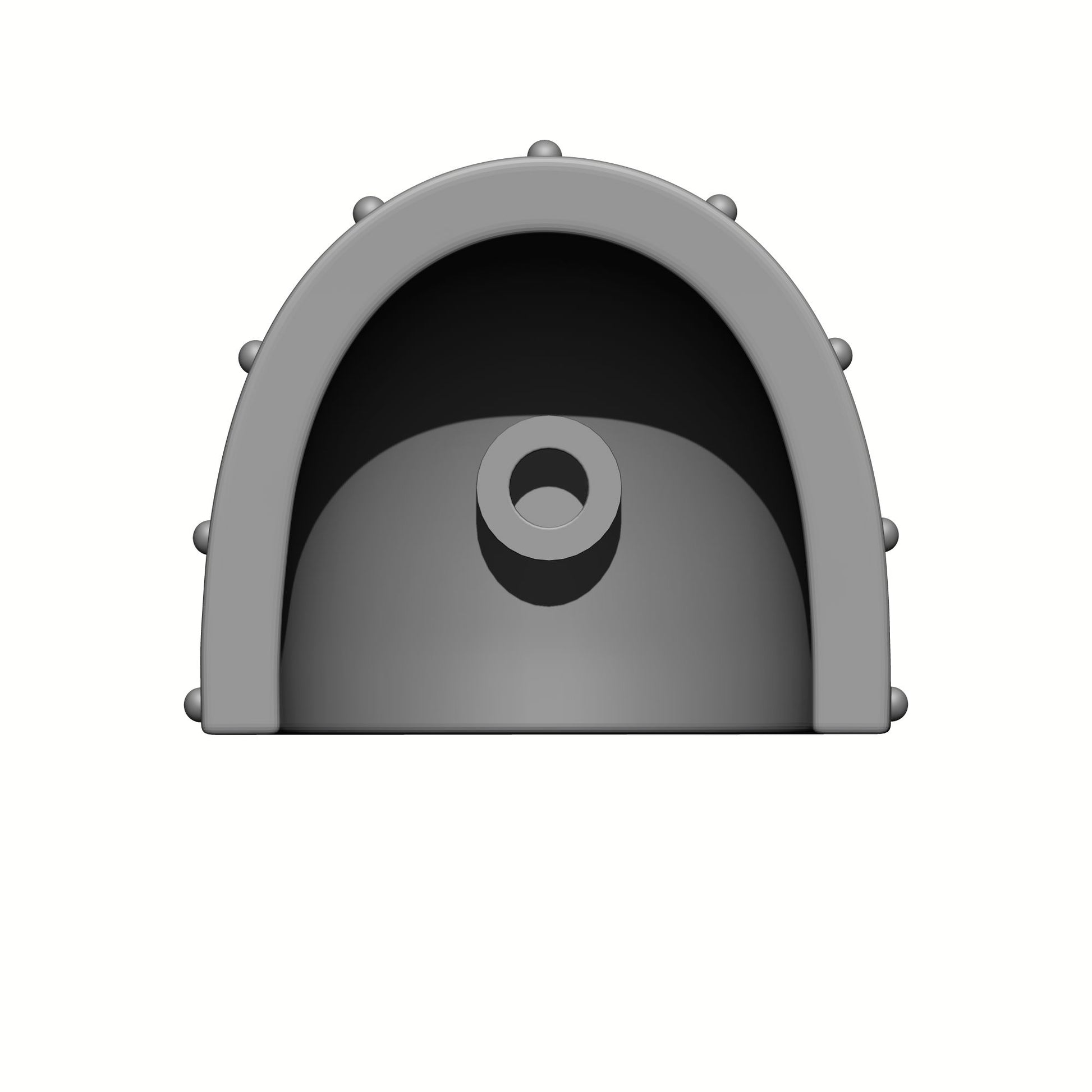 Back of the World Eaters Chapter MKVII Shoulder Pad - Teeth: Compatible with McFarlane Space Marine Action Figures
