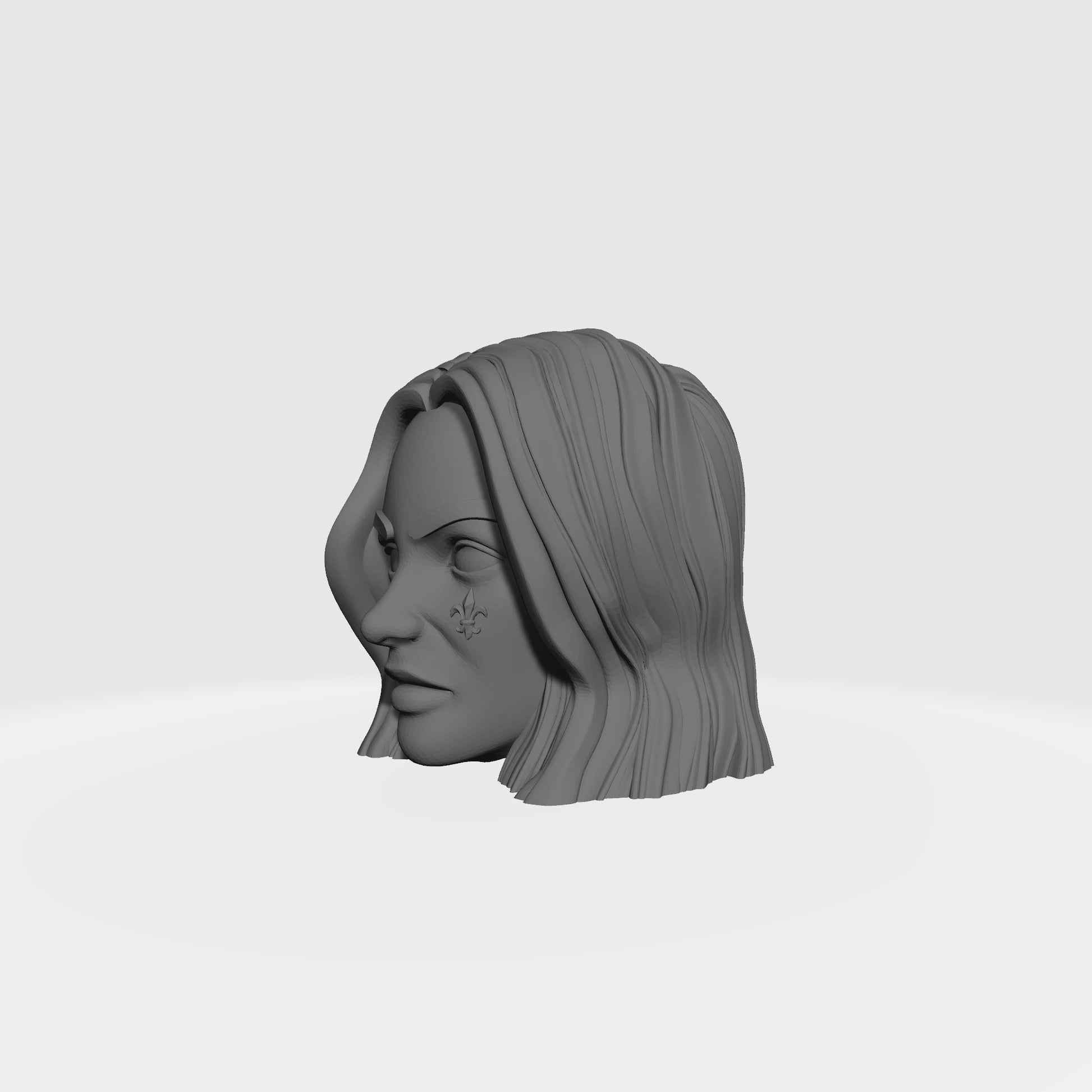 Sisters of Battle Canoness Veridyan Head Sculpt for McFarlane Toys Battle Sister Action Figures