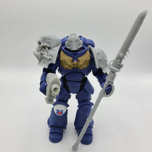 Soul Haunters Chapter Power Spear for McFarlane Toys Grimdark Battle Brother Action Figures
