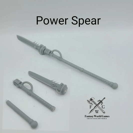 Soul Haunters Chapter Power Spear for McFarlane Toys Grimdark Battle Brother Action Figures
