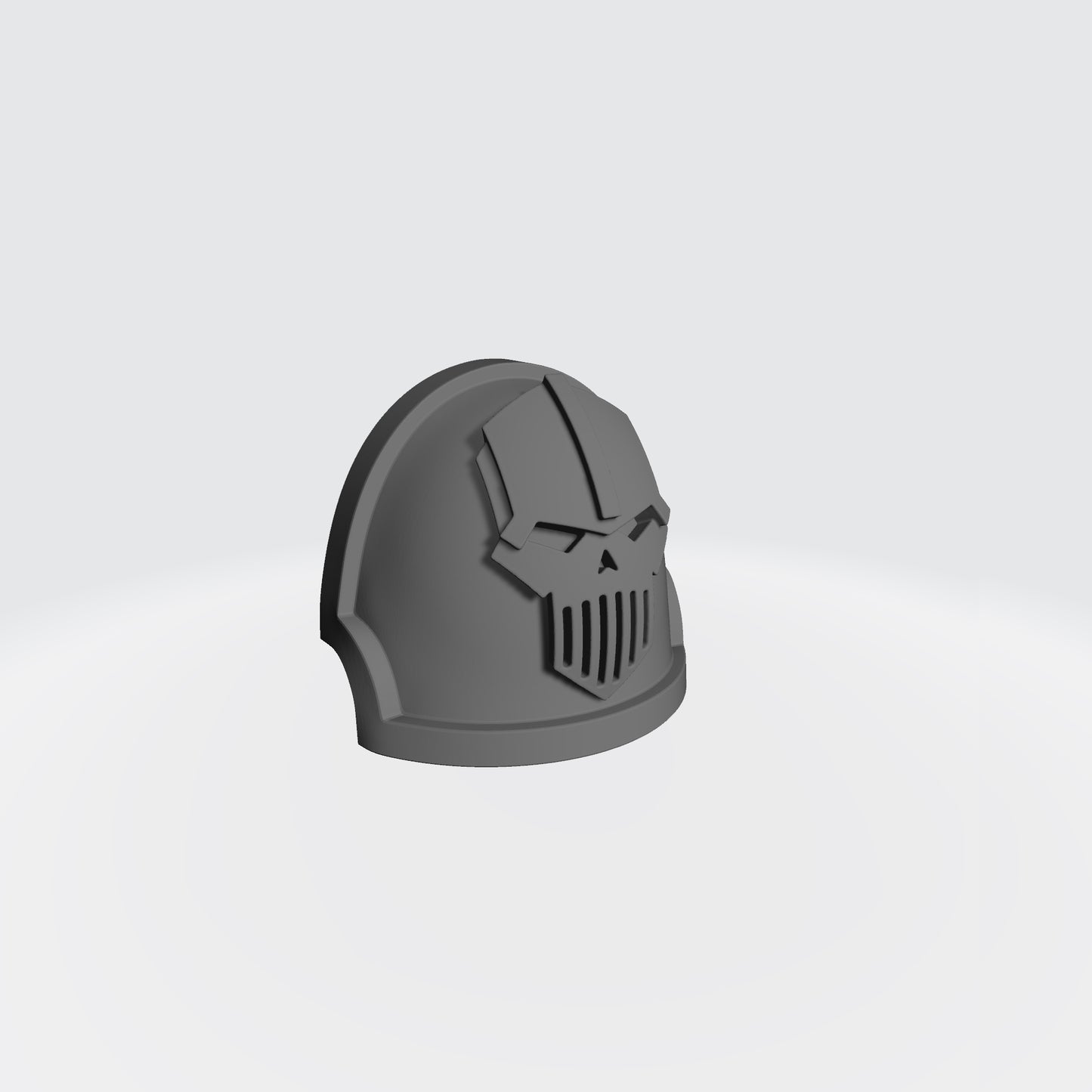 Iron Warriors MKX Shoulder Pad Gen: 10 Pauldron Notched (Stealth) compatible with McFarlane Toys 1:12th Scale