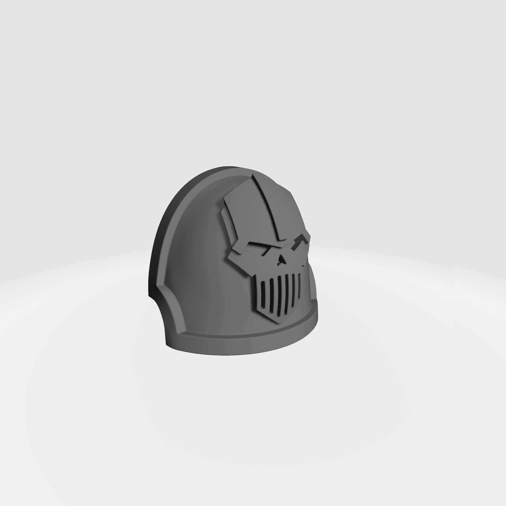 Iron Warriors MKX Shoulder Pad Gen: 10 Pauldron Notched (Stealth) compatible with McFarlane Toys 1:12th Scale
