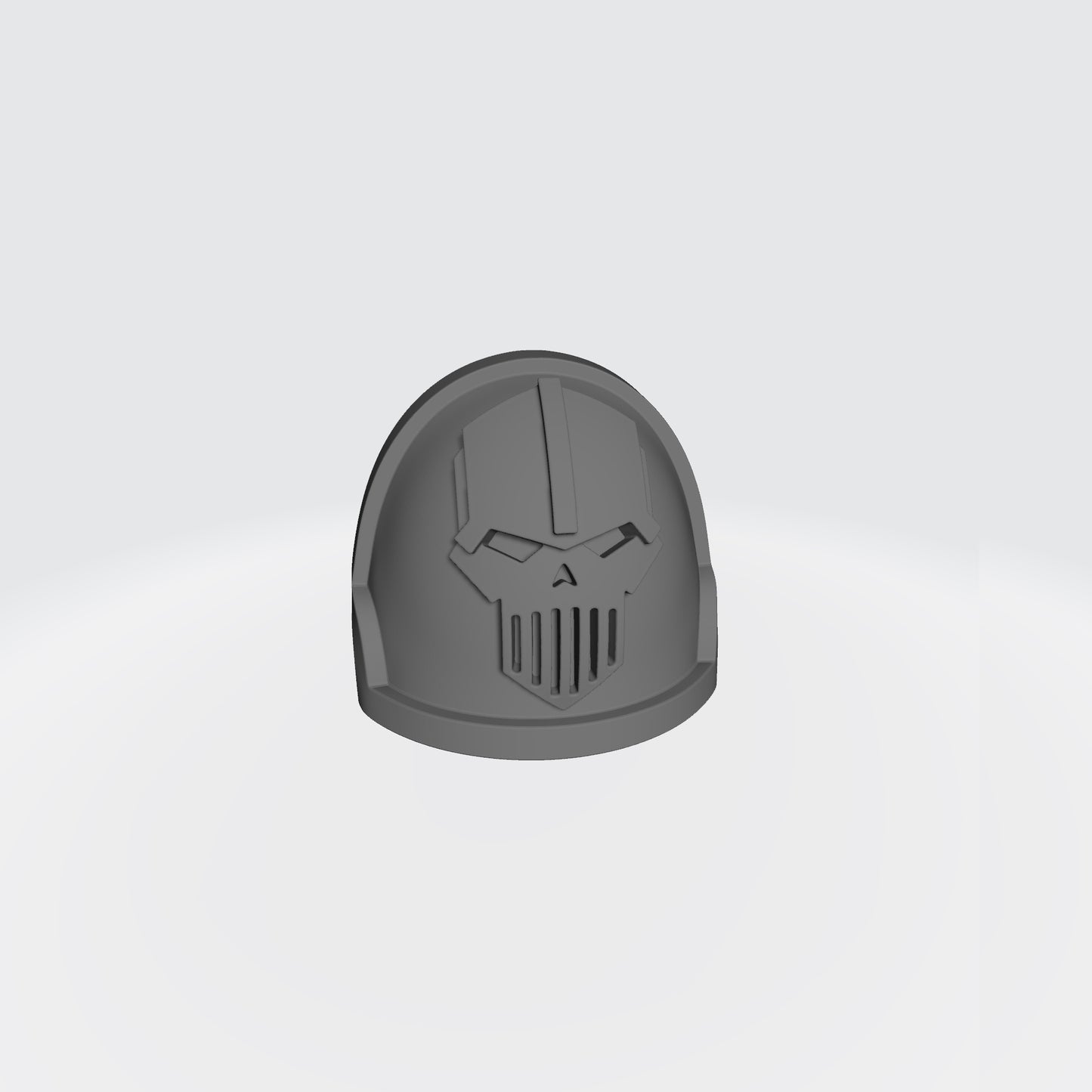 Custom Iron Warriors MKX Pauldron Gen: 10 Pauldron Notched (Stealth) compatible with McFarlane Toys 1:12th Scale