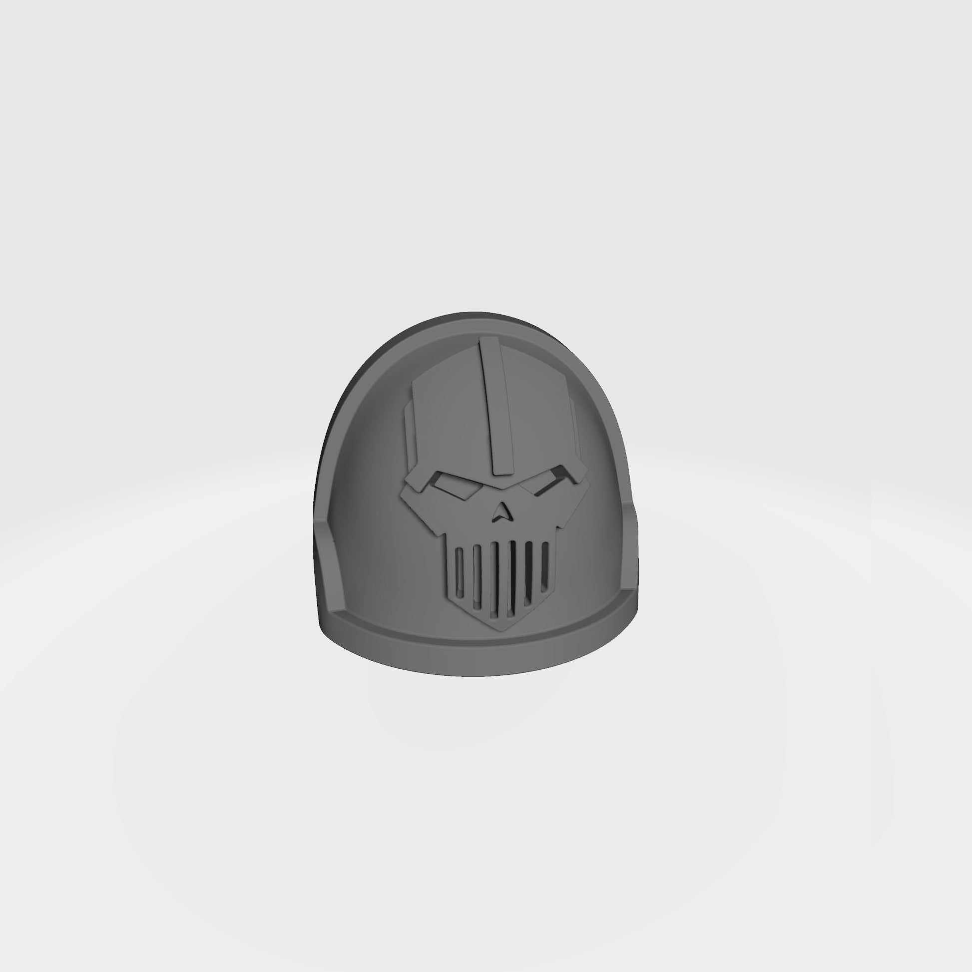 Custom Iron Warriors MKX Pauldron Gen: 10 Pauldron Notched (Stealth) compatible with McFarlane Toys 1:12th Scale
