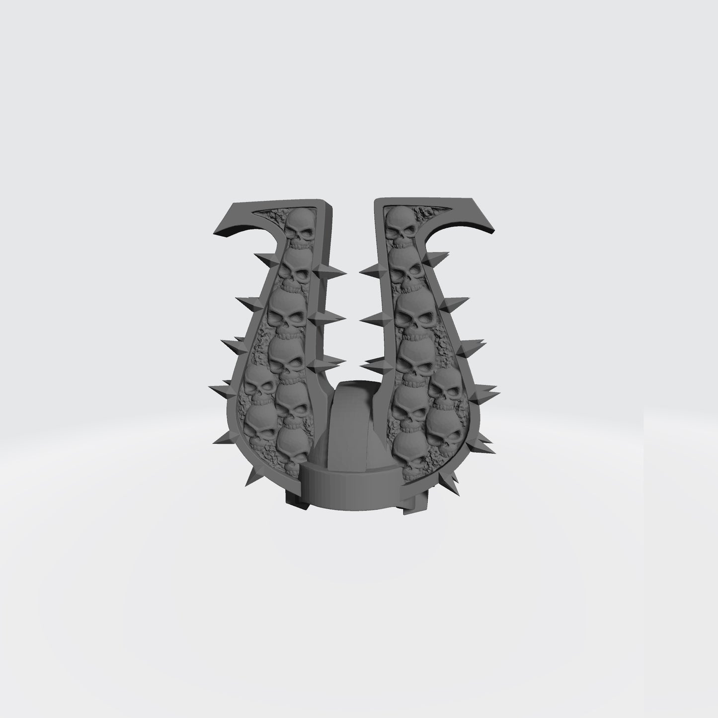 World Eaters Legions Berzerker Skull Helmet Ver. 2 for McFarlane Toys Traitor Marine Action Figures