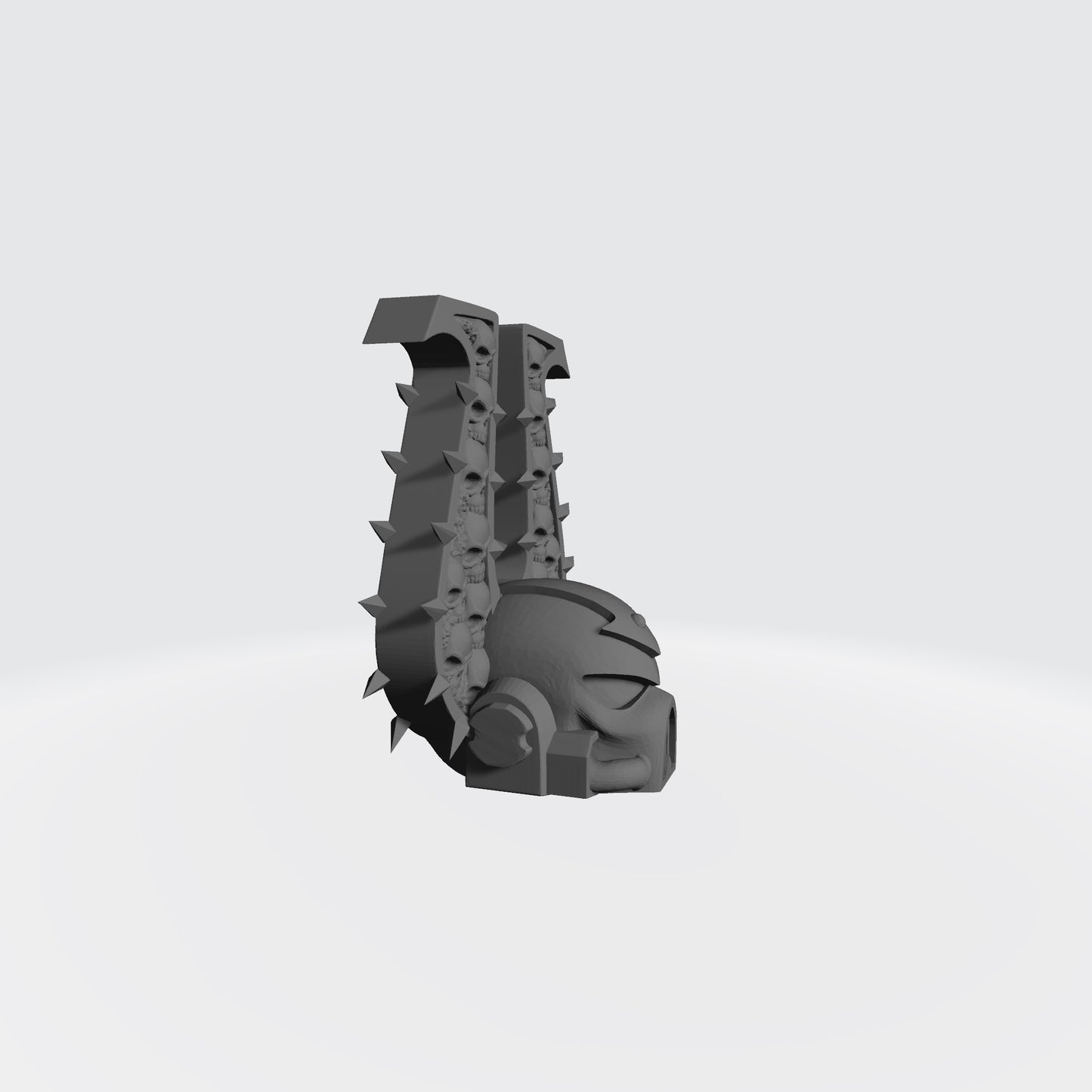 World Eaters Legions Berzerker Skull Helmet Ver. 2 for McFarlane Toys Traitor Marine Action Figures