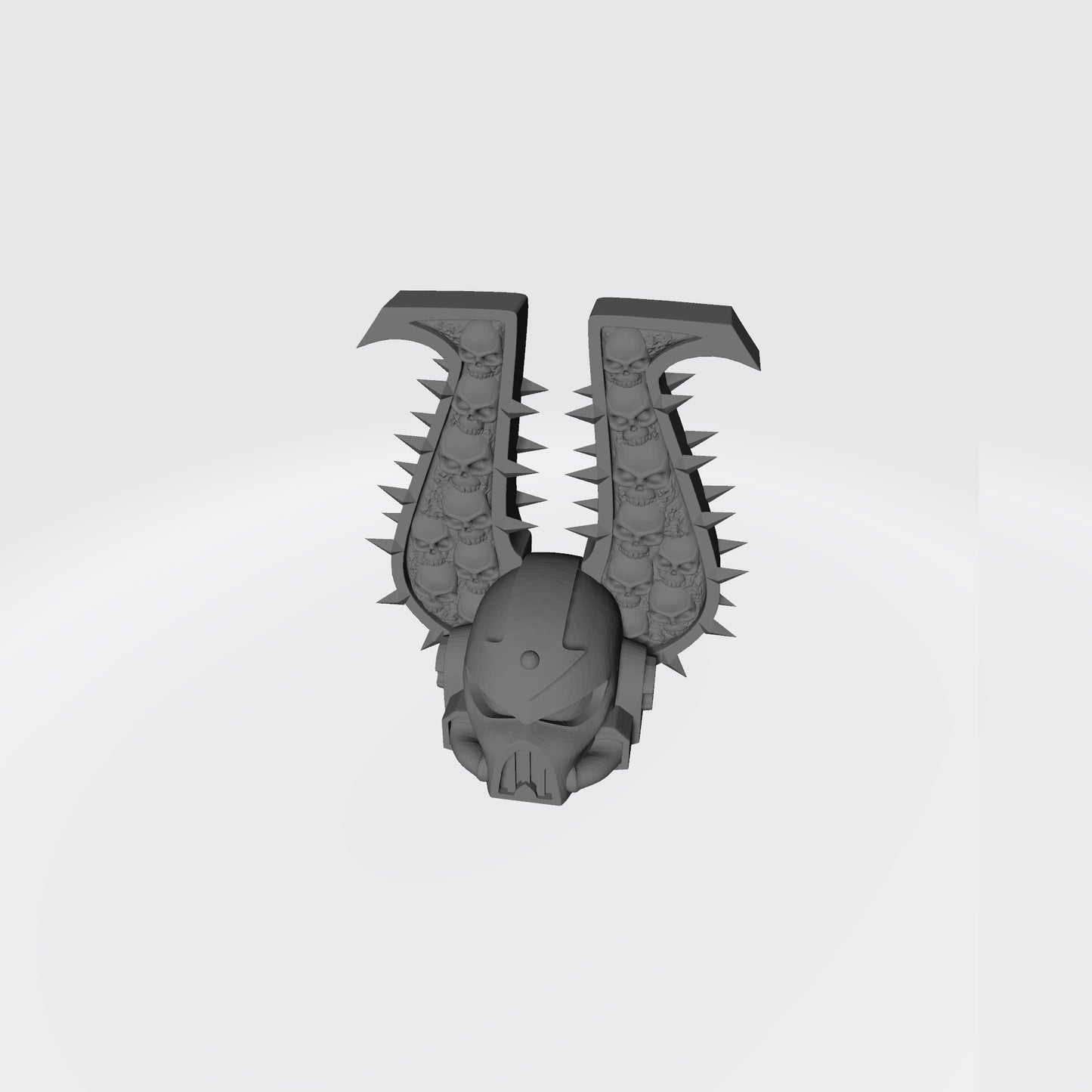 World Eaters Legions Berzerker Skull Helmet Ver. 2 for McFarlane Toys Traitor Marine Action Figures