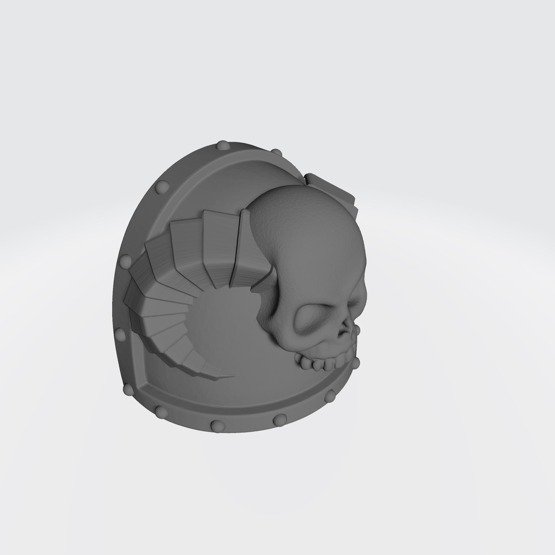 Librarian Grand Psyker MK VII Shoulder Pad with Studs for McFarlane Toys Space Marine Action Figures