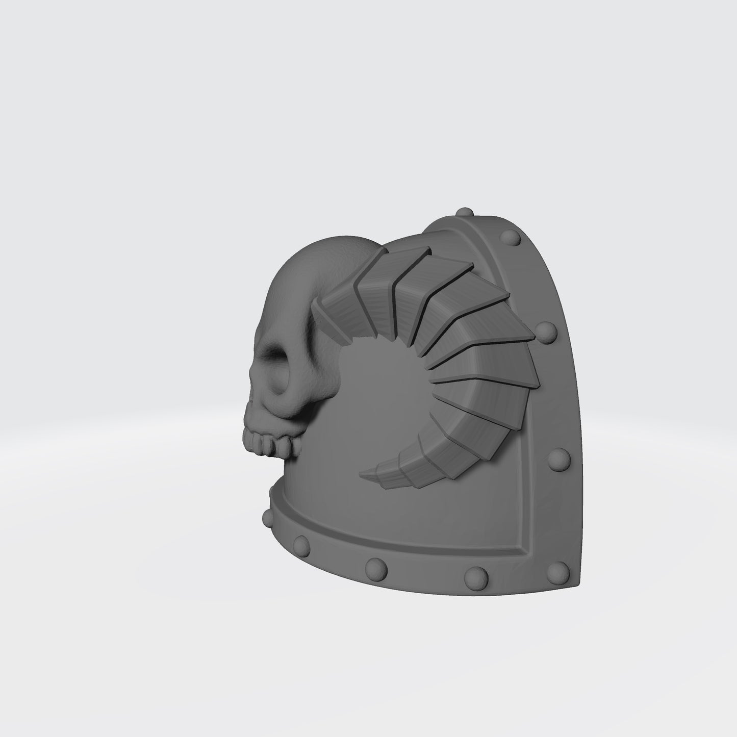 Librarian Grand Psyker MK VII Shoulder Pad with Studs for McFarlane Toys Space Marine Action Figures
