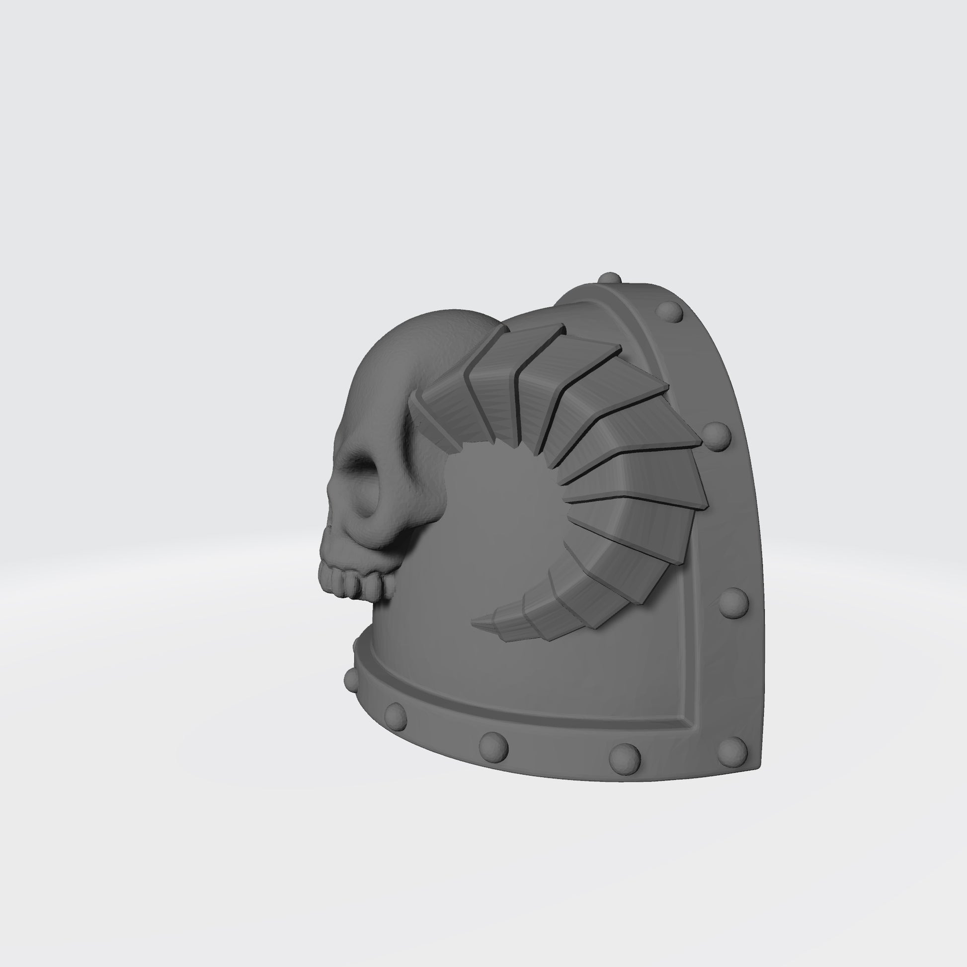 Librarian Grand Psyker MK VII Shoulder Pad with Studs for McFarlane Toys Space Marine Action Figures