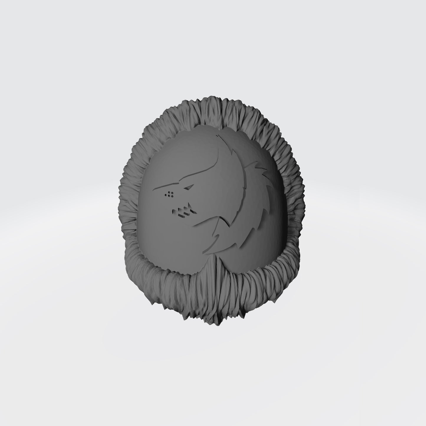 Wolf Legions Shoulder Pad MKIV with Fur Trim for the Left Shoulder designed by Fantasy World Games