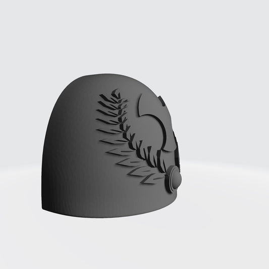 Emperor's Children MKVI Destroyer Shoulder Pad compatible with McFarlane Toys Space Marine Action Figures