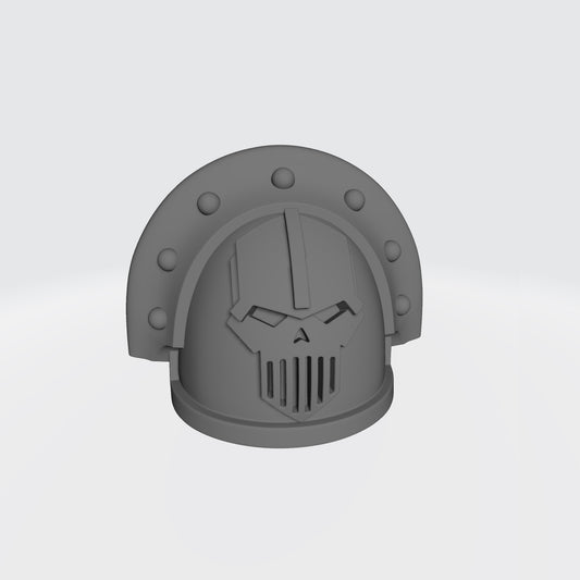 Iron Warriors Legion MKIII Shoulder Pad V11 for McFarlane Toys Chaos Space Marine Action Figures Custom 1:12th Scale Pauldrons