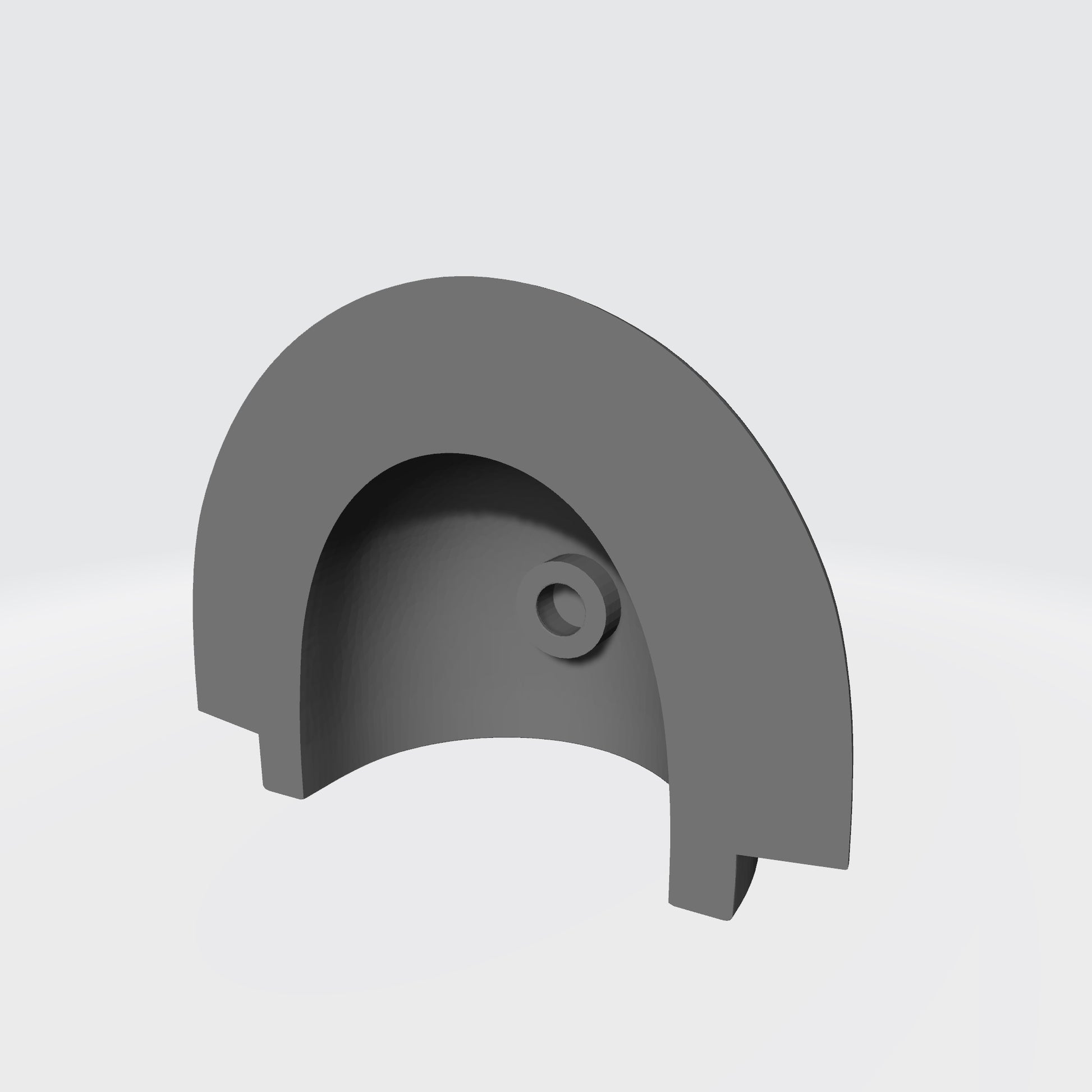 MKIII Shoulder Pad with Small Skulls and Full Ridge Studded Rivets Compatible with McFarlane Toys Space Marines Right Rear Angle