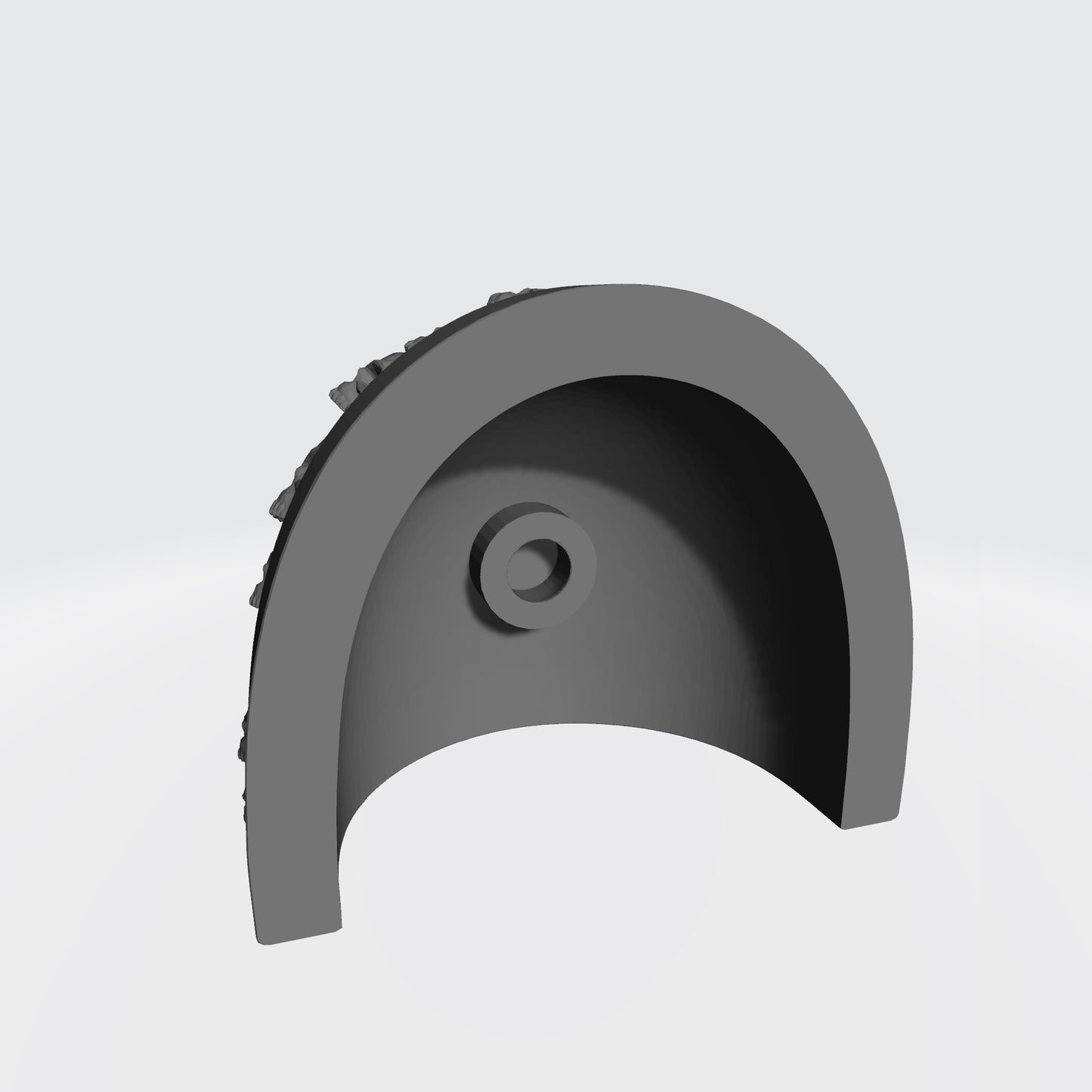 MKIV Shoulder Pad with Small Skulls Compatible with McFarlane Toys Space Marines Left Rear Angle
