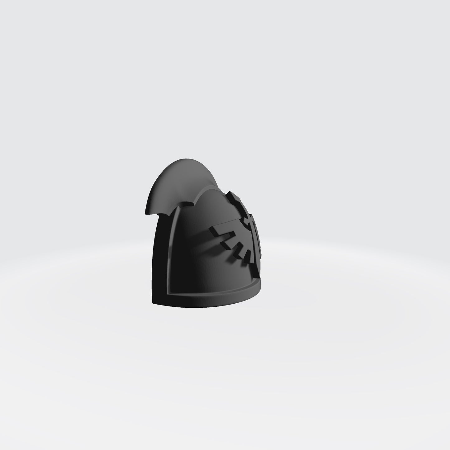Dark Angels Grimm MKIII Ver 01 Shoulder Pad Gen: 3 Pauldron 3 Quarter Sword Breaker Right Shoulder Compatible with McFarlane Toys 7" Space Marine Action Figures Right Side