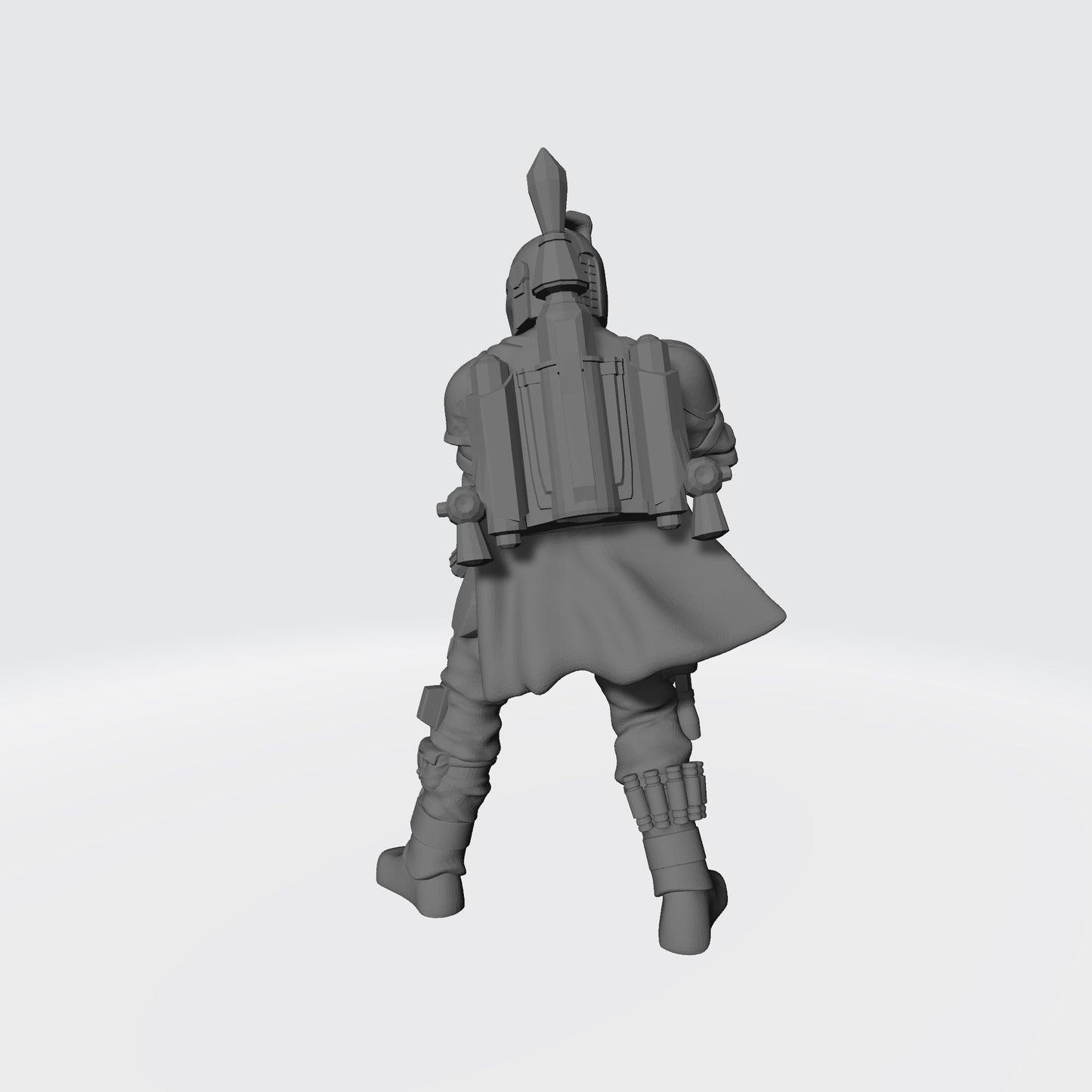 Back of the 1978 Boba Fett V1 is Compatible with Star Wars Legion by Fantasy World Games