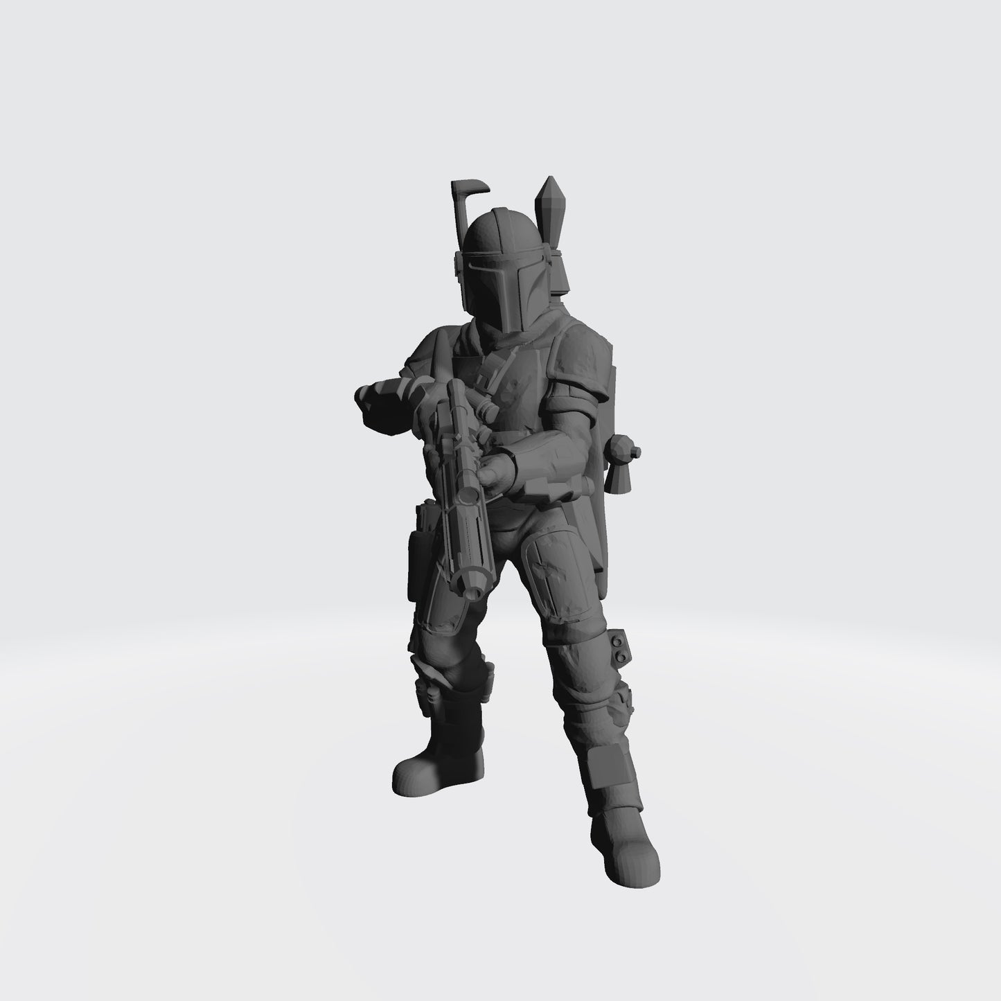 1978 Boba Fett V1 is Compatible with Star Wars Legion by Fantasy World Games Custom Miniatures
