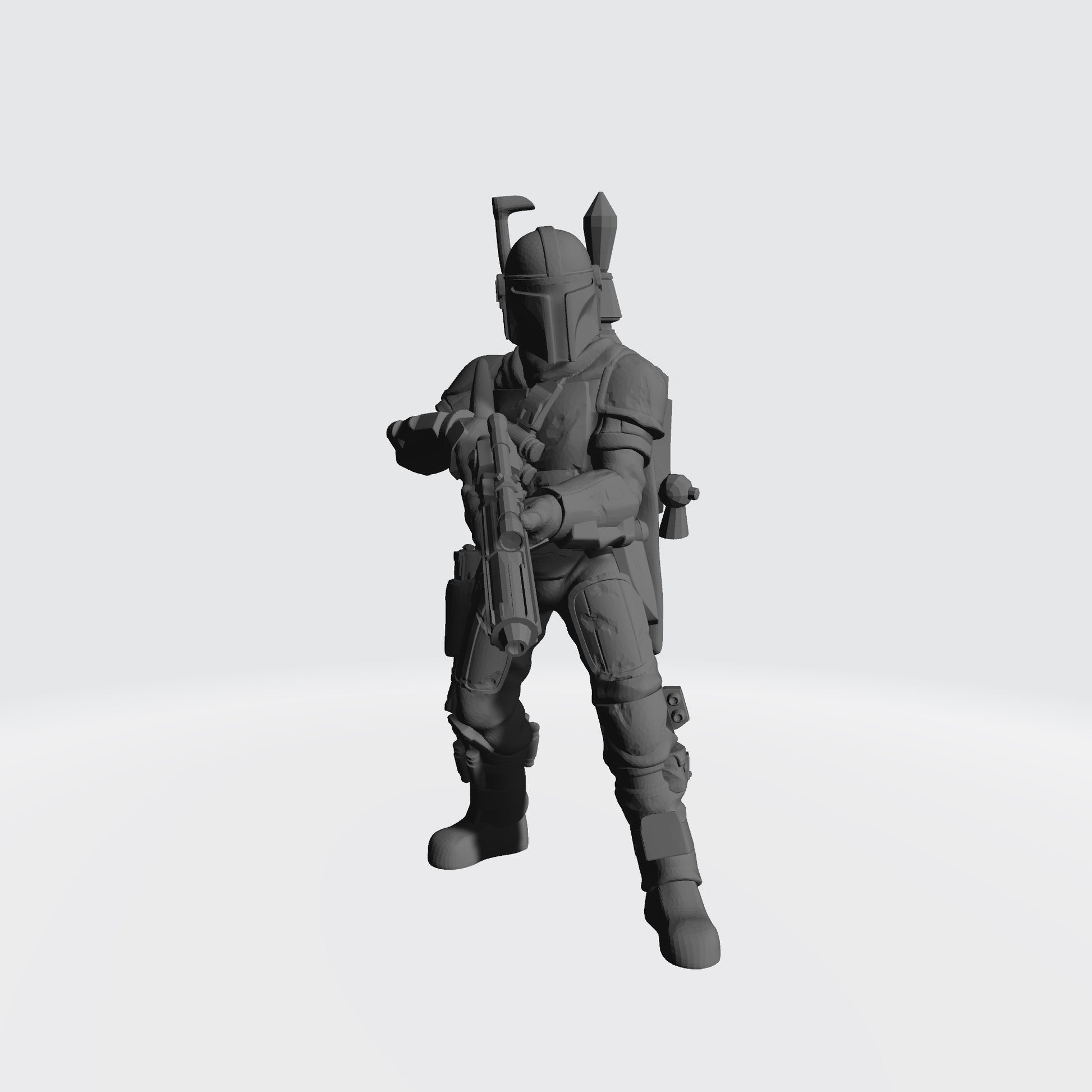 1978 Boba Fett V1 is Compatible with Star Wars Legion by Fantasy World Games Custom Miniatures
