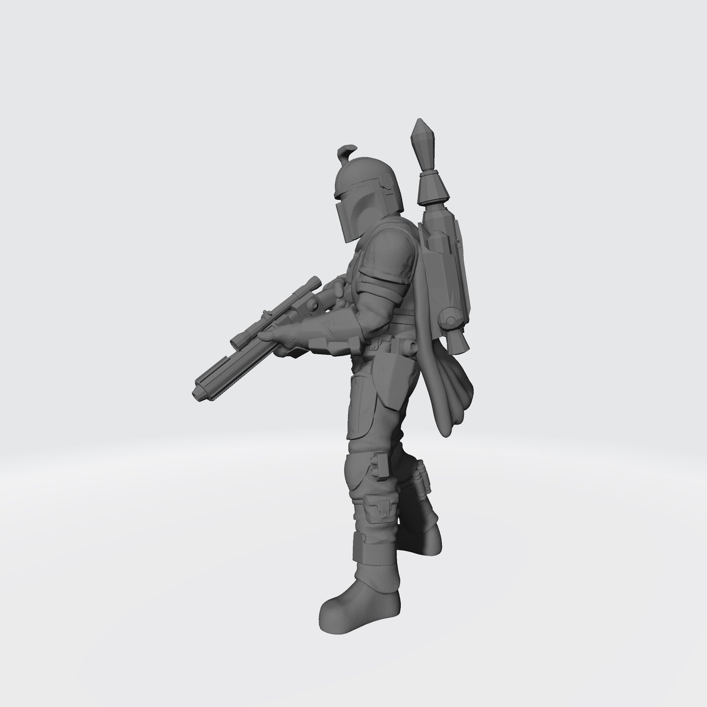1978 Boba Fett V1 is Compatible with Star Wars Legion Left Side