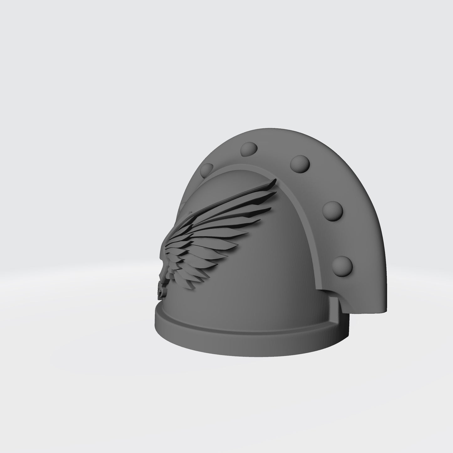 Emperor's Children MKIII Shoulder Pad Full Ridge Studded Rivets Compatible with McFarlane Toys Space Marine Action Figures
