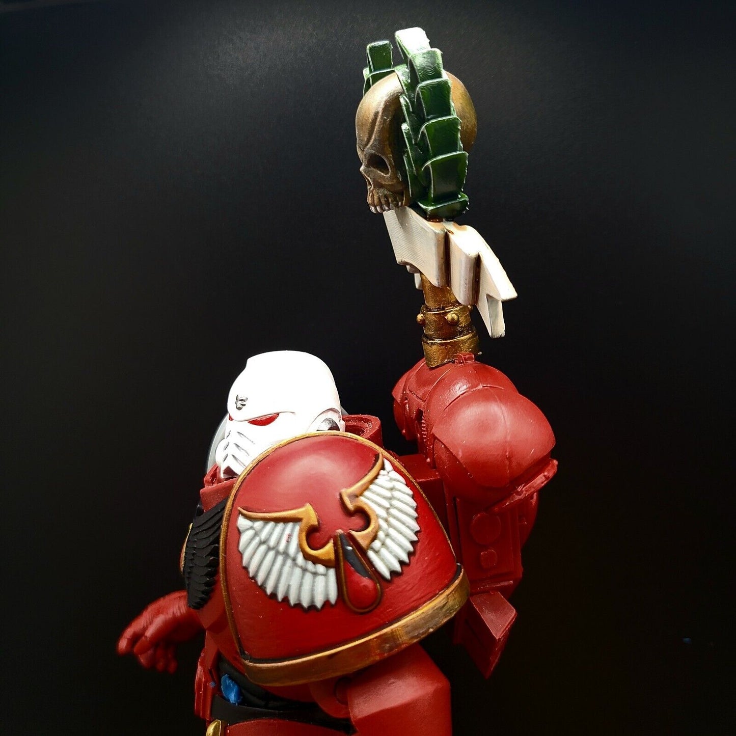 Space Marine Backpack Accessories Relic Skull with Laurel for McFarlane Toys Space Marine Action Figures by Fantasy World Games