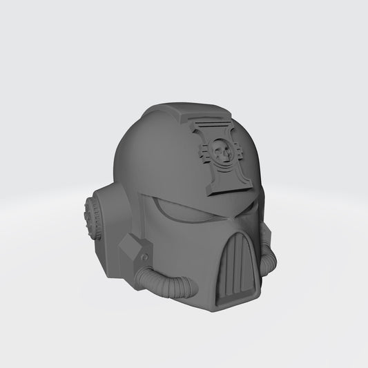 Deathwatch Mark VII Helmet with Inquisition Icon for McFarlane Toys Space Marine Action Figures (Copy)