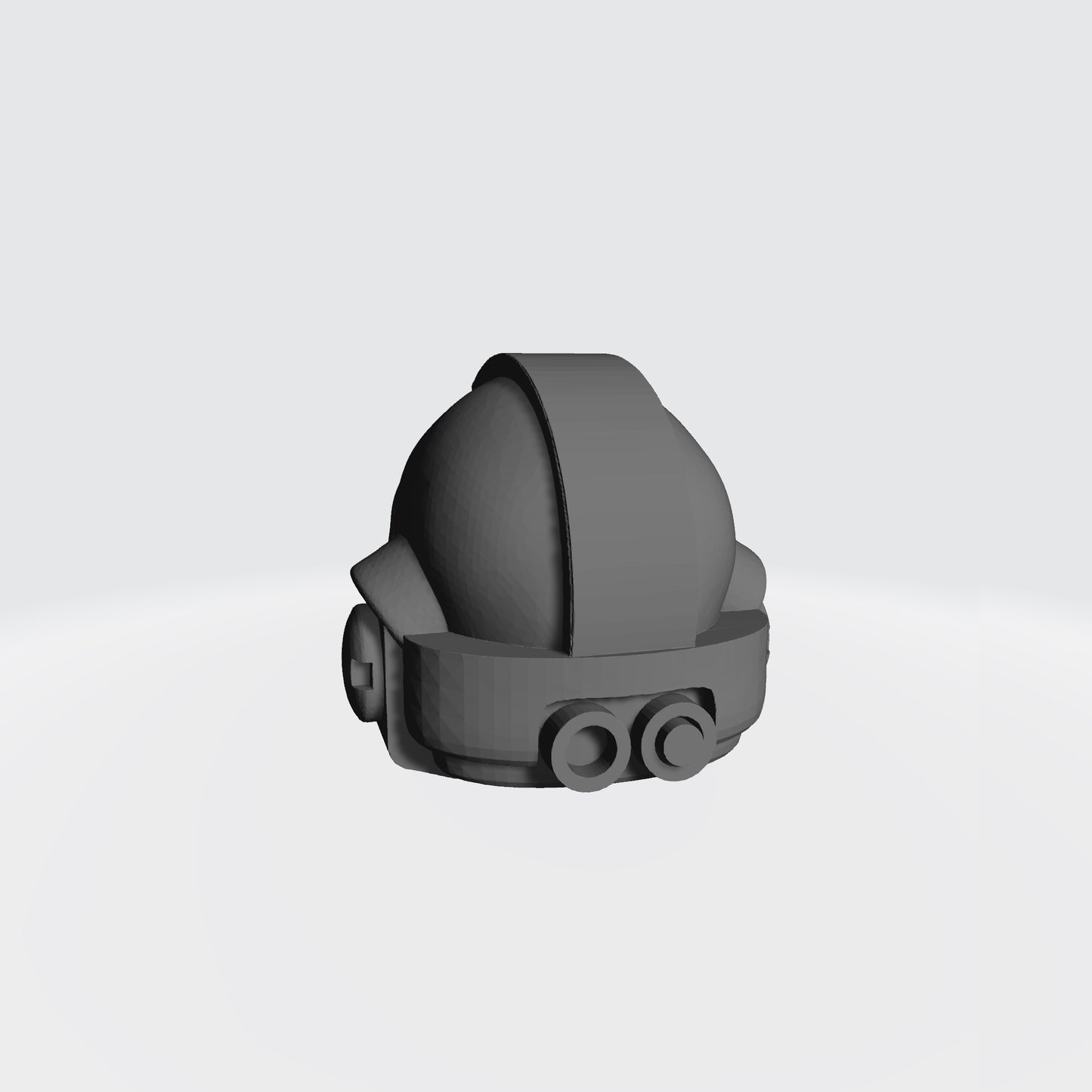 Night Lords Legion Skull Helmet compatible with McFarlane Toys Space Marines Rear Left Angle