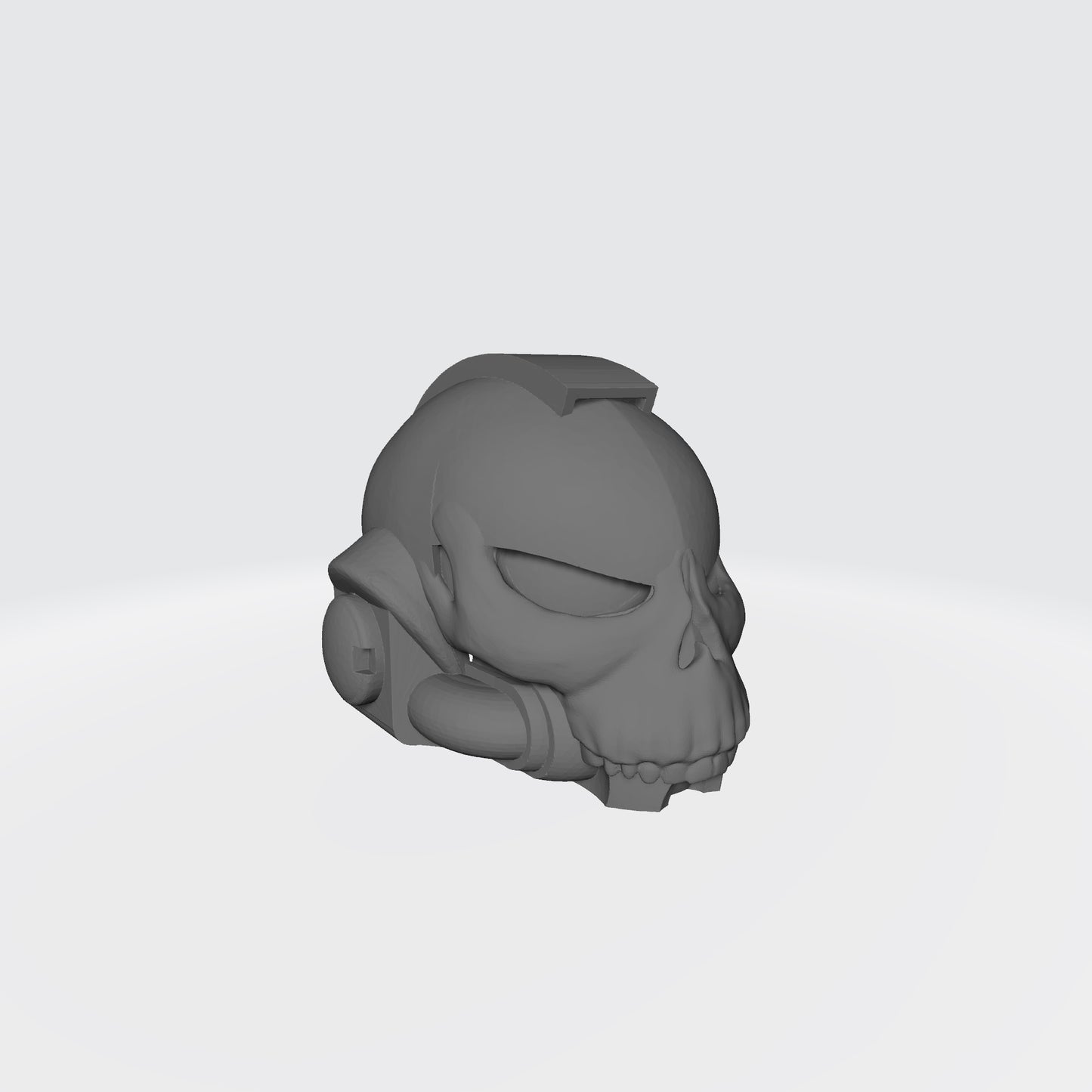 Night Lords Legion Skull Helmet compatible with McFarlane Toys Space Marines Right Angle