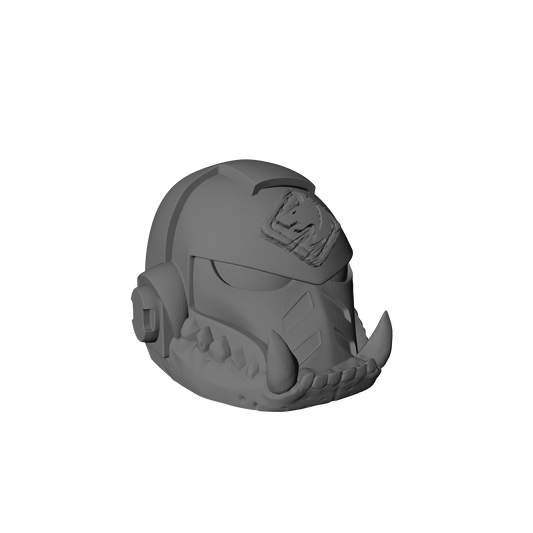 Space Wolf Legion MK VI Helmet with Jawbone for McFarlane Toys Loyalist Marine Action Figures