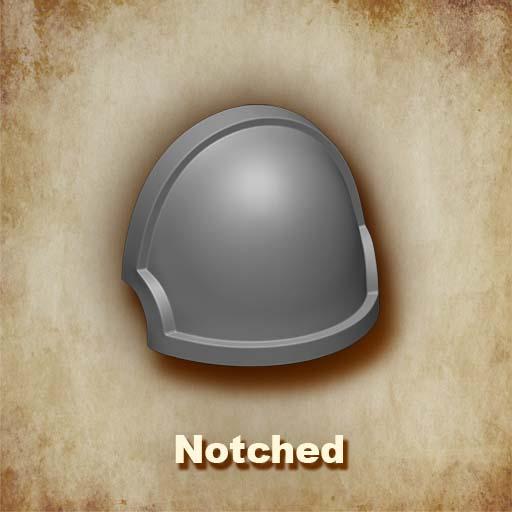 Customize your McFarlane Toys Space Mariine Shoulder Pad Notched (Stealth) MKX - Gen: 10 Variant