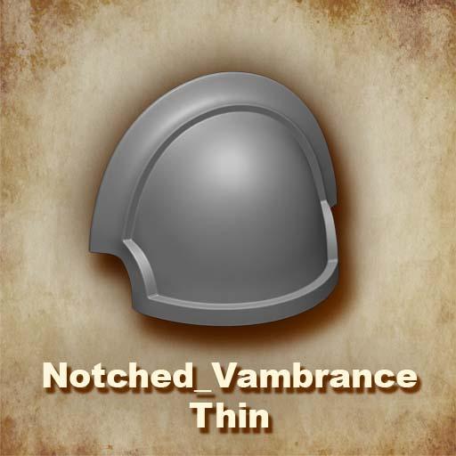 Customize your McFarlane Toys Space Mariine Shoulder Pad Notched Vambrace Thin MKVII - Gen: 7 Variant