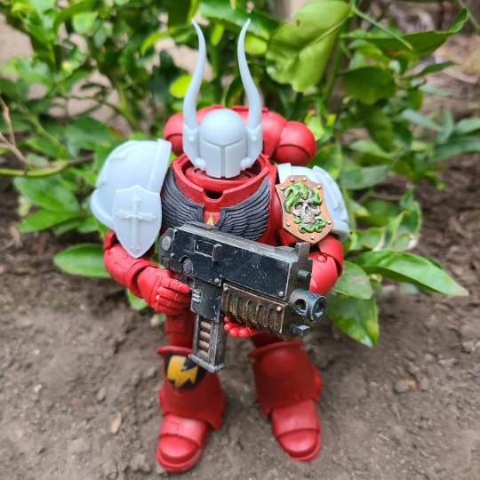 Custom Designed Shoulder Pad Heraldry for McFarlane Toys Space Marines compatible with 1:12 Scale Action Figures Custom Pauldron Parts