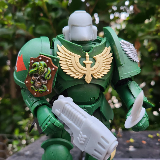 Custom Designed Shoulder Pad Heraldry for McFarlane Toys Space Marines compatible with 1:12 Scale Action Figures Custom Pauldron Parts