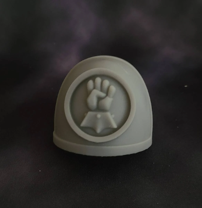 Imperial Fist Legion MKIV Shoulder Pad Gen: 4 Pauldron for 28mm Loyalist Space Marines Miniatures