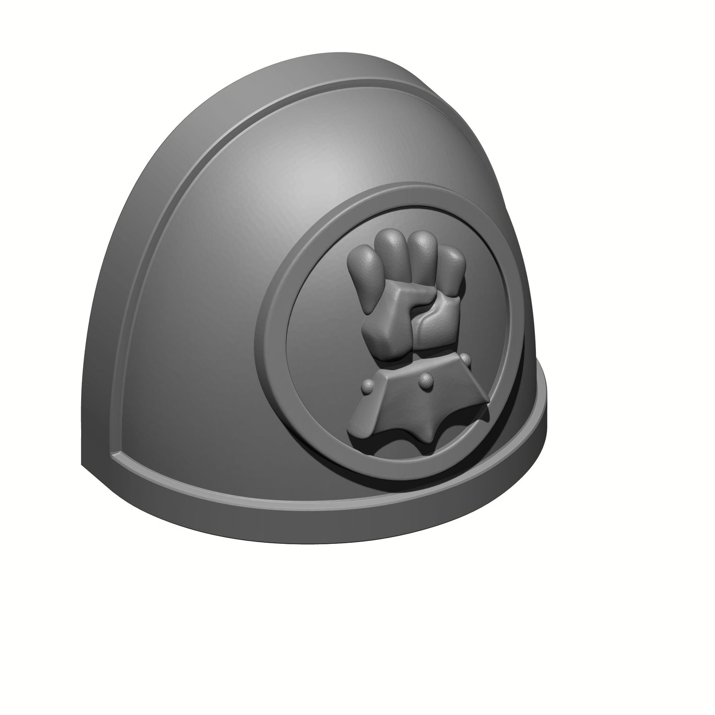 Custom Imperial Fist Legion MKIV Shoulder Pad compatible with McFarlane Toys Space Marines