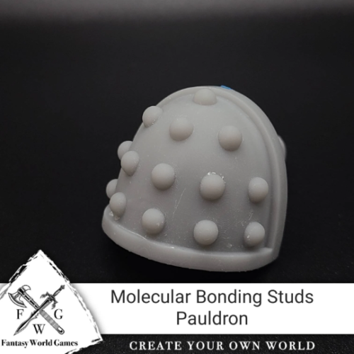 Studded Shoulder Pad MKIV with Molecular Bonding Studs for McFarlane Toys Marines