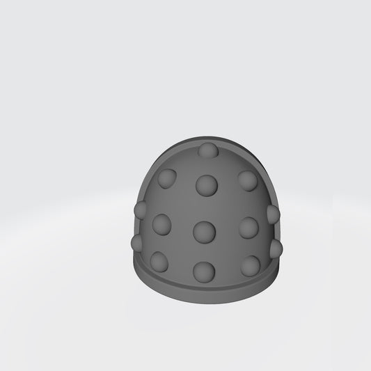 3D Render of a Shoulder Pad MKIV with Molecular Bonding Studs for McFarlane Toys Marines