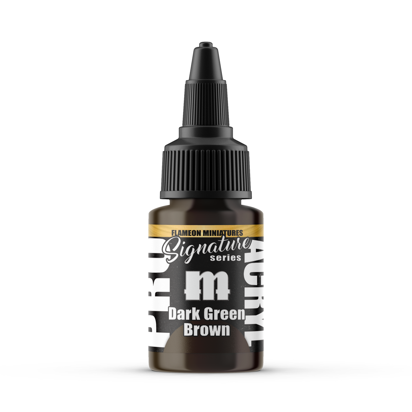 S25 - Flameon Dark Green Brown Paint