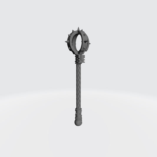Sisters of War Crozius Mace - Power Maul with Skull for McFarlane Toys Sisters of Battle
